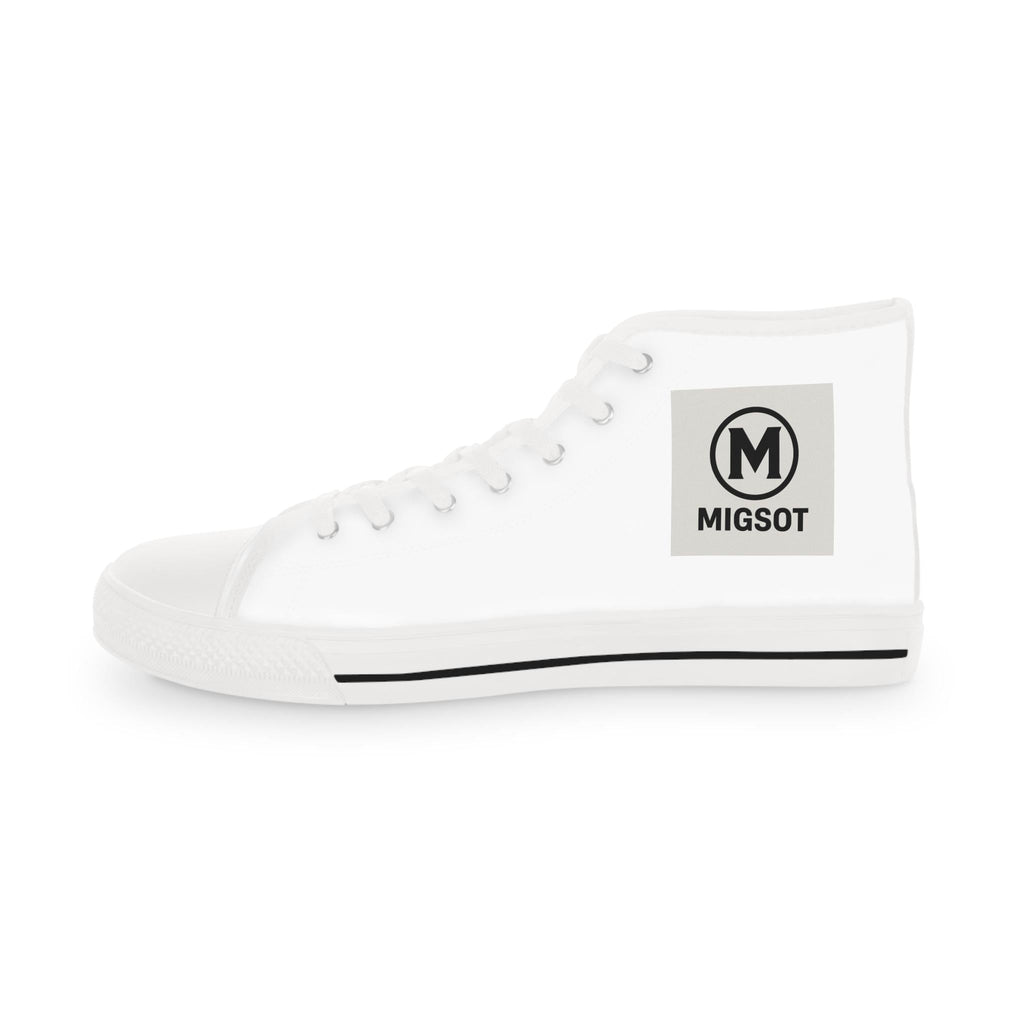 Blank White High Top Sneakers | Customizable Canvas Shoes