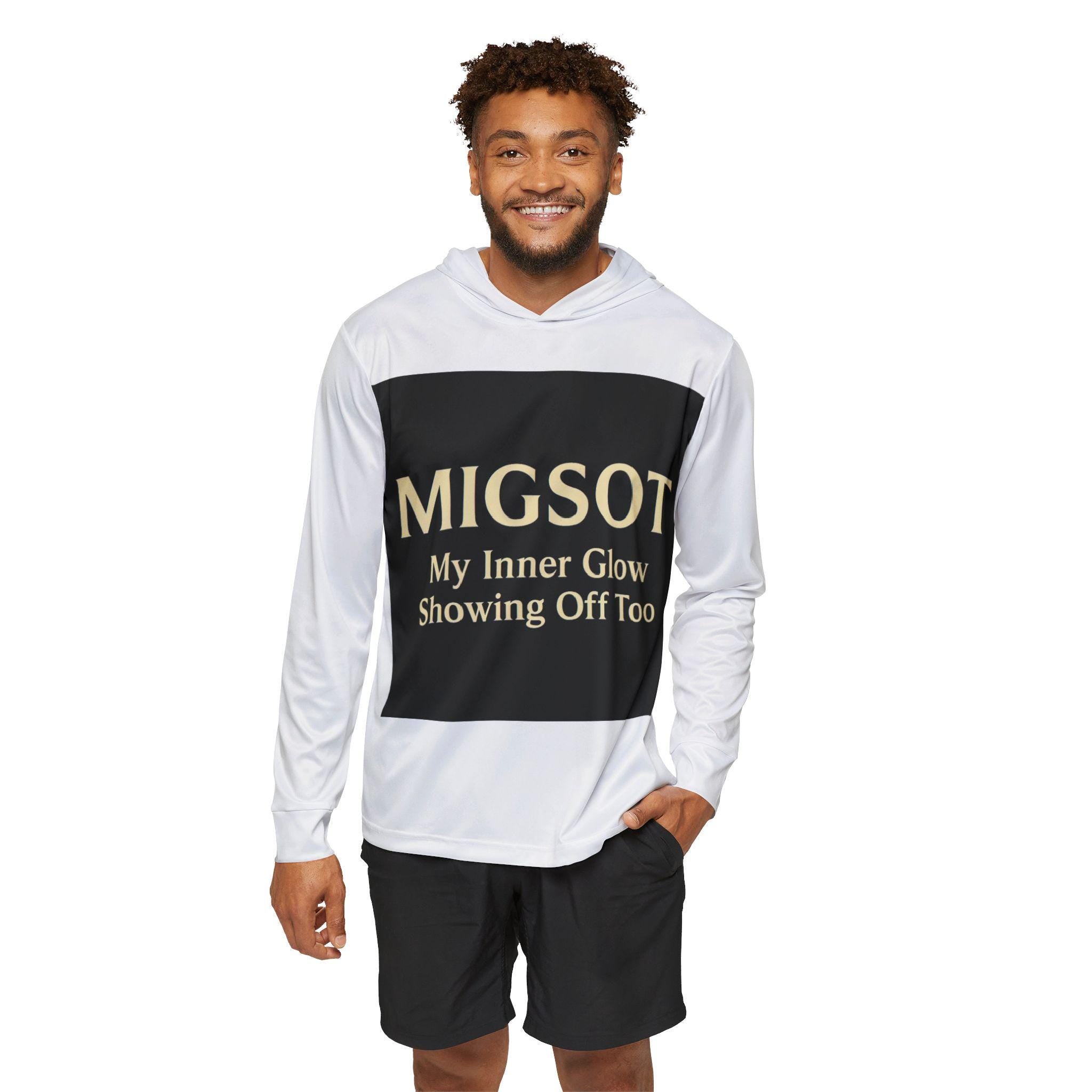MIGSOT My Inner Glow Hoodie | Sports Warmup Hoodie