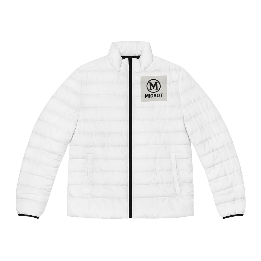 MIGSOT Logo Puffer Jacket | Men's Quilted Winter Coat