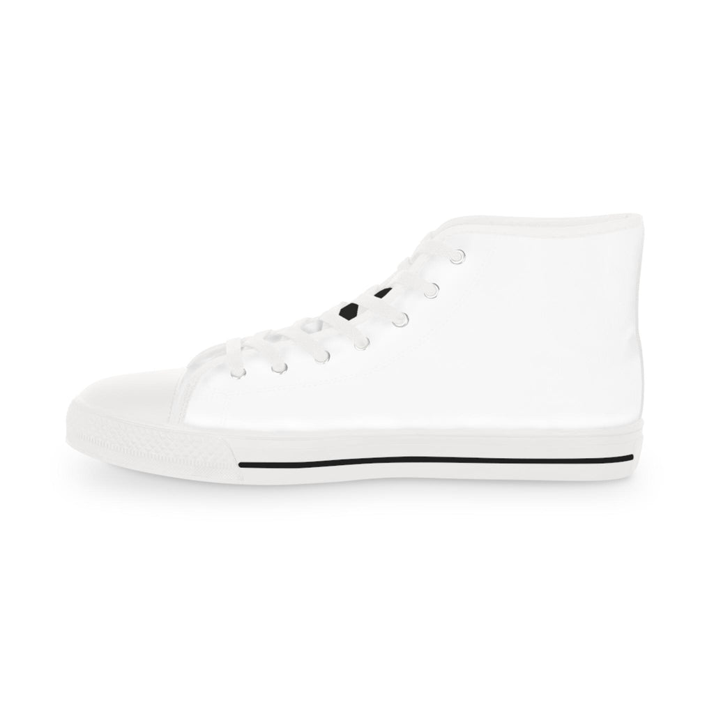 Blank White High Top Sneakers | Customizable Canvas Shoes