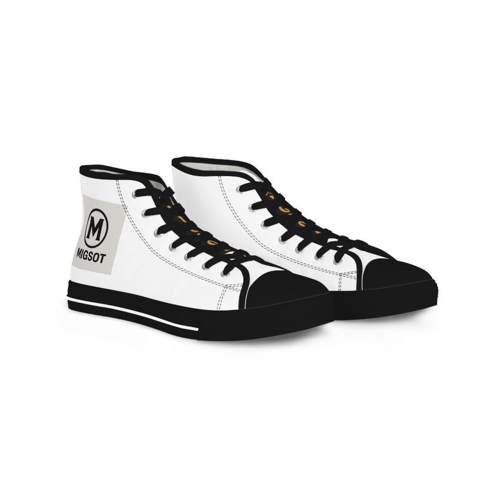 Blank White High Top Sneakers | Customizable Canvas Shoes