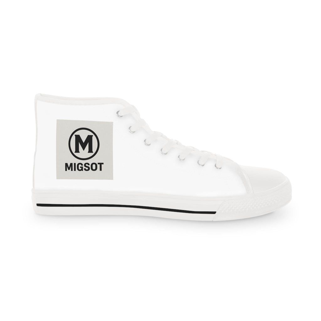Blank White High Top Sneakers | Customizable Canvas Shoes