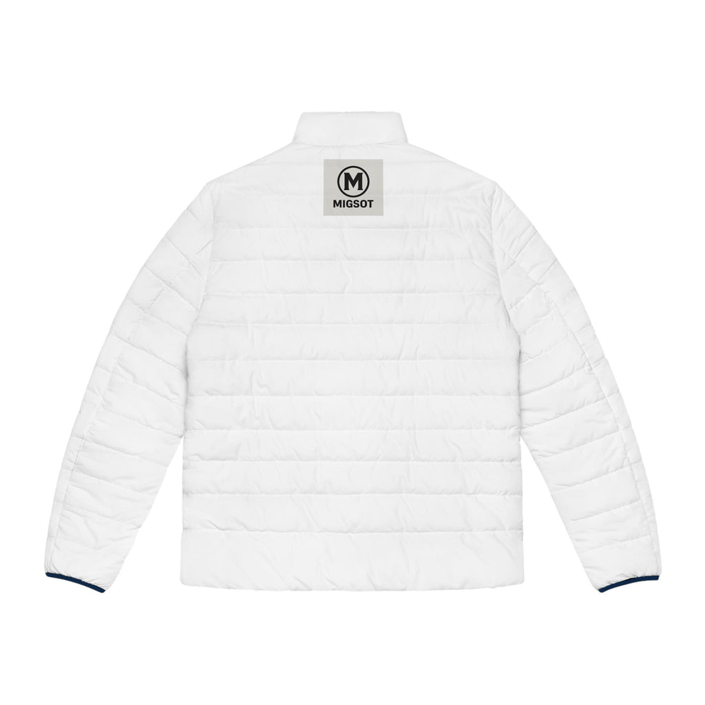 MIGSOT Logo Puffer Jacket | Men's Quilted Winter Coat