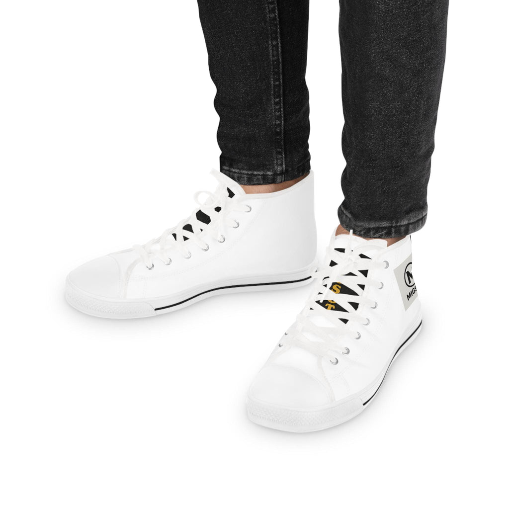 Blank White High Top Sneakers | Customizable Canvas Shoes