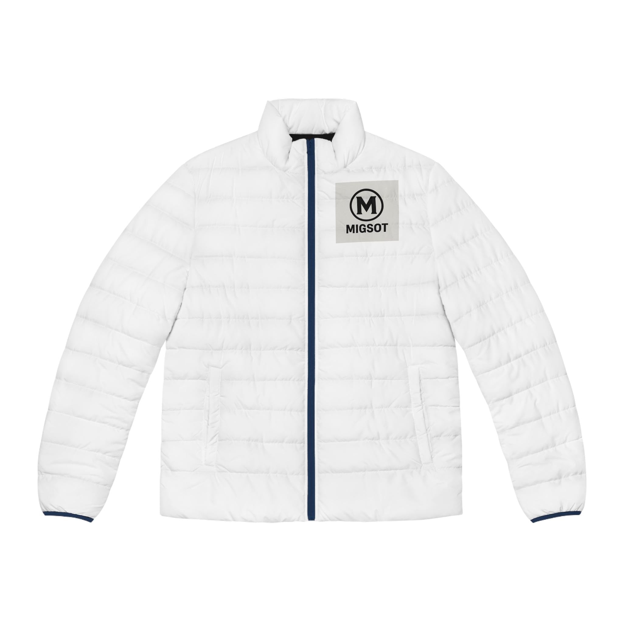 MIGSOT Logo Puffer Jacket | Men's Quilted Winter Coat