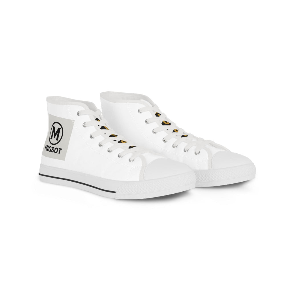 Blank White High Top Sneakers | Customizable Canvas Shoes